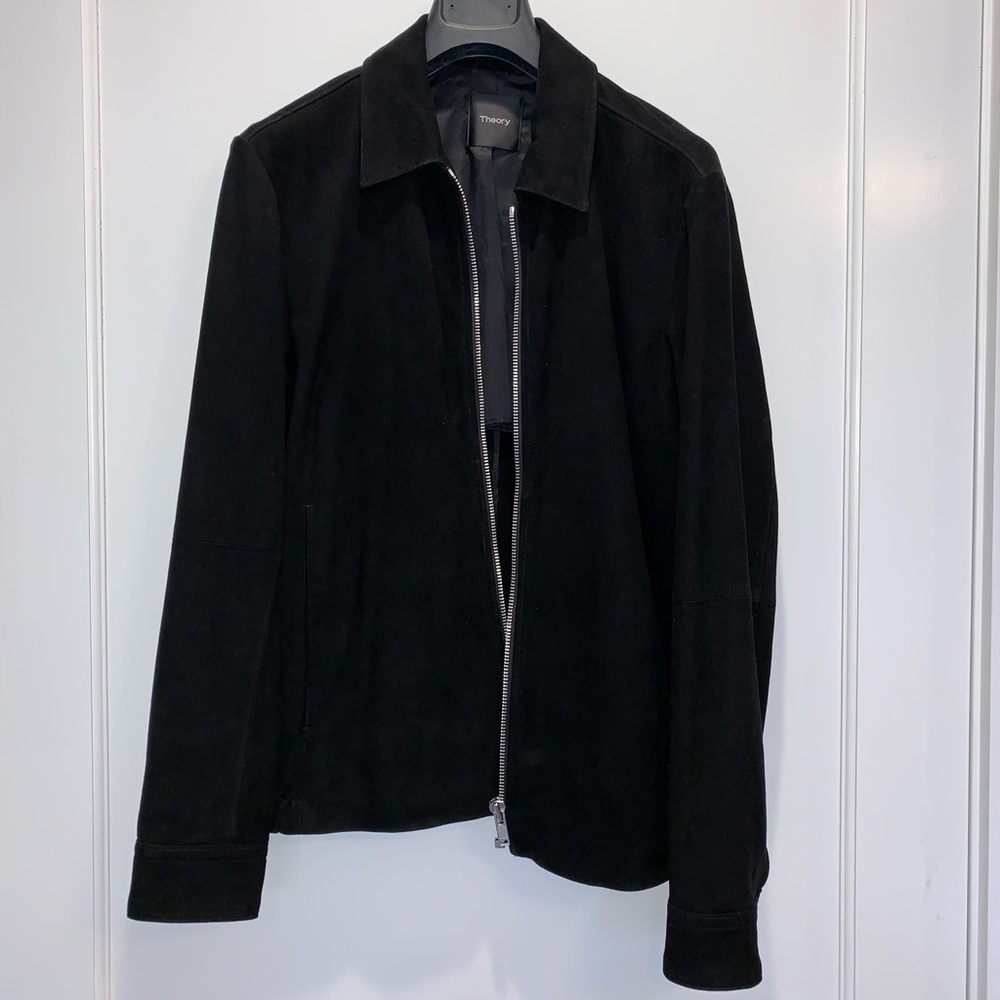 Theory suede jacket sz M 100% leather